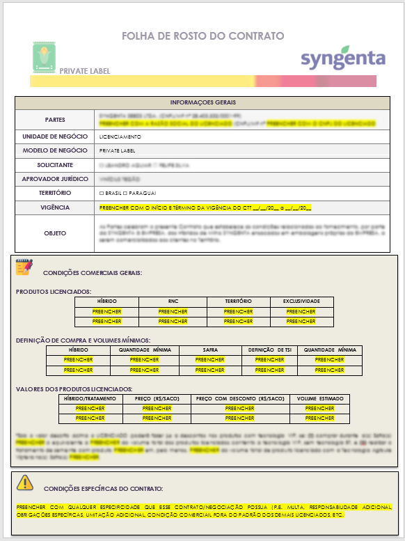 Texto sem a aplicação do visual law