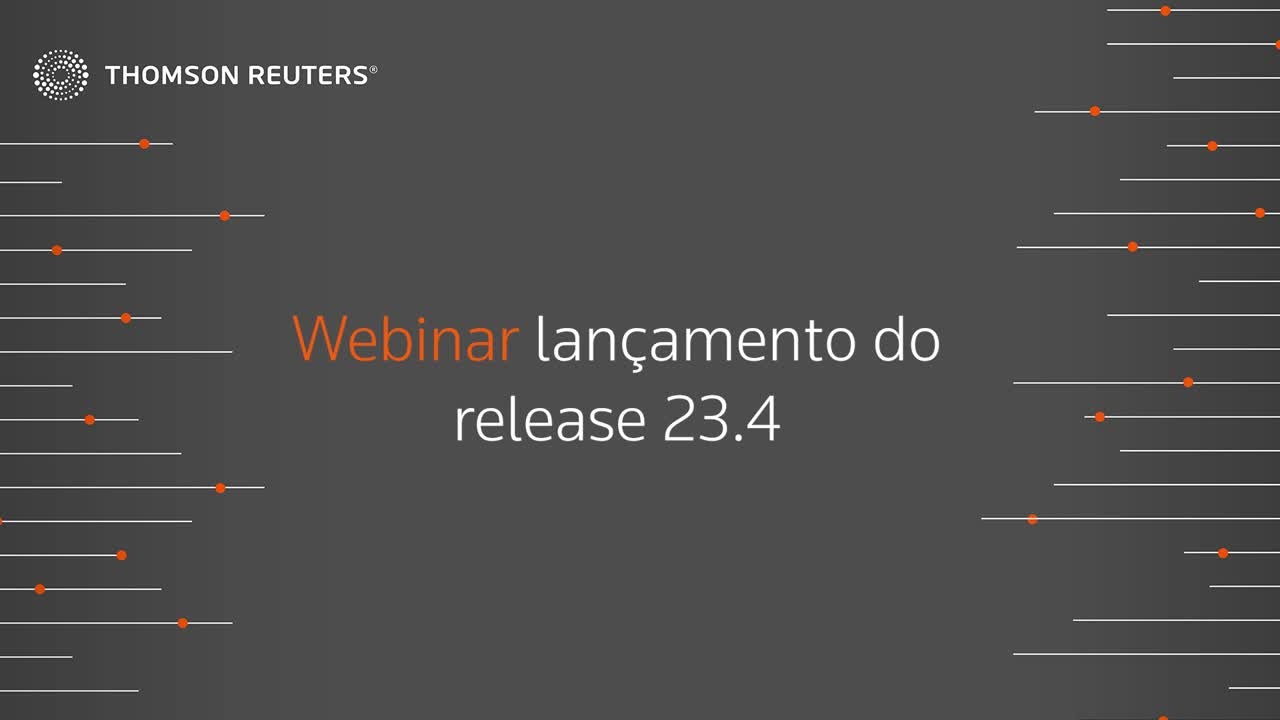 Assista ao webinar de lançamento do release 23.4